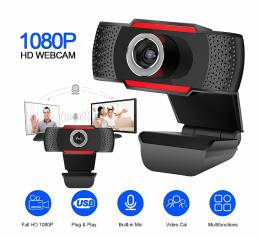 Web κάμερα CAM06, USB, Full HD, μικρόφωνο, Plug & Play, μαύρη
