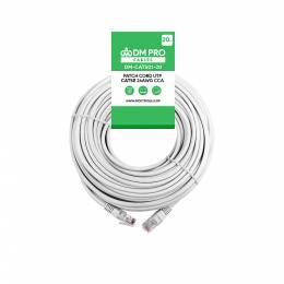 Patch cord UTP cat5e 20m γκρι DM PRO
