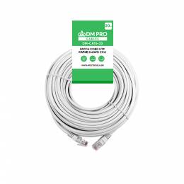 Patch cord UTP cat6e 20m γκρι DM PRO