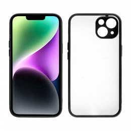 LIME ΘΗΚΗ IPHONE 14 6.1" HARDSHELL FUSION FULL CAMERA PROTECTION BLACK WITH RED KEYS