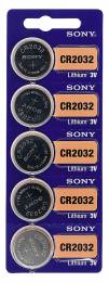 SONY Μπαταρία λιθίου CR2032, 3V, 5τμχ