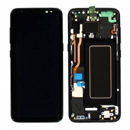 SAMSUNG Original LCD & Touch Panel για Galaxy S8 G950F, Black