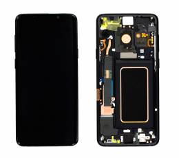 SAMSUNG Original LCD Touch Screen GH97-21696A, S9 SM-G960F, μαύρη