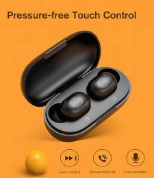 HAYLOU earphones GT1 Plus, true wireless, θήκη φόρτισης, μαύρα