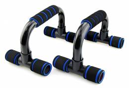 Χειρολαβές για push-ups GYM-0007, 2τμχ, μαύρες