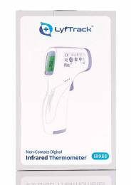 LYFTRACK Ηλεκτρονικό θερμόμετρο υπερύθρων με οθόνη IR988, λευκό