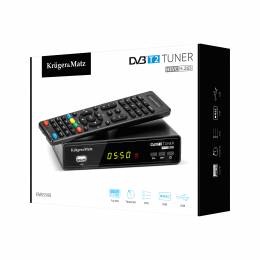 Επίγειος Ψηφιακός Δέκτης DVB-T2 Full HD (1080p) h.265 Kruger&Matz