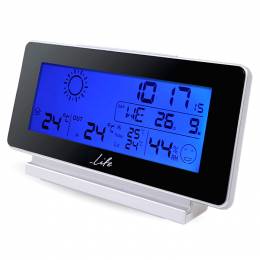 LIFE WES-200 Weather station with wireless outdoor sensor,clock& alarm function 221-0008