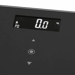 PROFI CARE PC-PW 3007 FA BLACK Γυάλινη ηλεκτρονική ζυγαριά μπάνιου με λιπομέτρηση 8 σε 1