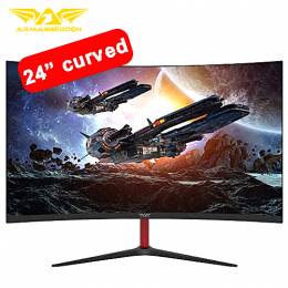 ARMAGGEDDON PIXXEL+ PROFFESIONAL GAMING CURVED MONITOR PC24HD PRO SUPER BLACK  PC24HDSB