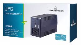 POWERTECH UPS Line Interactive PT-1150LI, 1150VA, 690W