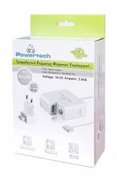 POWERTECH φορτιστής LAPTOP 60W - APPLE 16.5V - 3.65A