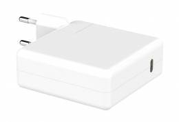 POWERTECH Φορτιστής laptop PT-704 για Apple, USB Type-C PD, 61W, λευκό