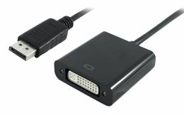 POWERTECH converter DisplayPort σε DVI (F) PTH-029, 1920x1200p, μαύρο