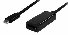 POWERTECH converter USB Type-C σε DisplayPort PTH-039, 4K, ασημί