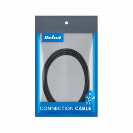 Καλώδιο USB type C 1m 18W M/M REBEL μαύρο