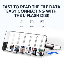 JOYROOM αντάπτορας USB Type-C σε USB 3.0 S-H151, γκρι