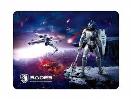 SADES Gaming Mouse Pad Lightning, Low Friction, Rubber base, 350 x 260mm