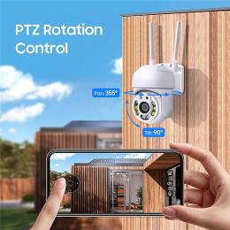 SECTEC smart κάμερα ST-389-2M-YC, 2MP, Wi-Fi, PTZ, IP65
