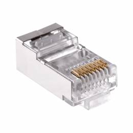 Φις RJ45 8P8C CAT5e Pass Through θωρακισμένο