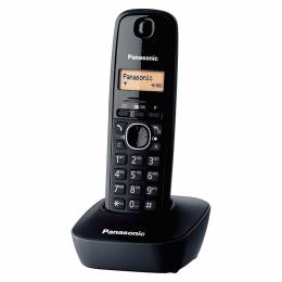 Ασύρματο Τηλέφωνο Panasonic KX-TG1611GRH Μαύρο-Μαύρο