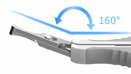 POWERTECH ψαλίδι νυχιών για pet TOOL-0055, λευκό-γκρι