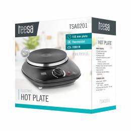 Επιτραπέζια ηλεκτρική εστία μονή 1000W Teesa