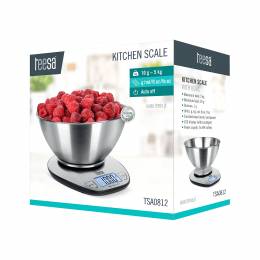 Ζυγαριά κουζίνας με μπολ 10g-5kg Teesa TSA0812