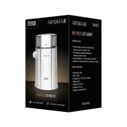 Ηλεκτρικός μύλος καφέ Teesa Aroma G10 με χωρητικότητα 50gr λευκός