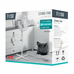Ανεμιστήρας TEESA 45W 17"/43cm με χρονοδιακόπτη
