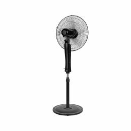 Ανεμιστήρας δαπέδου 50W 17"/43cm με τηλεχειριστήριο TEESA μαύρος