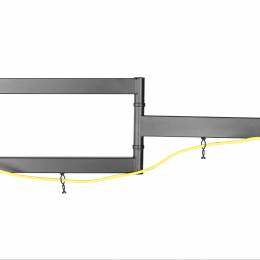 Βάση TV 32-55" 35kg Cabletech