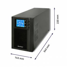 UPS 1KVA ONLINE QOLTEC PURE SINE WAVE