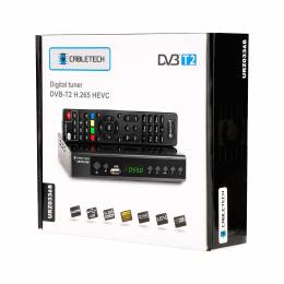 Επίγειος ψηφιακός δέκτης FullHD 1080p DVB-T2/C HEVC H.265 Cabletech