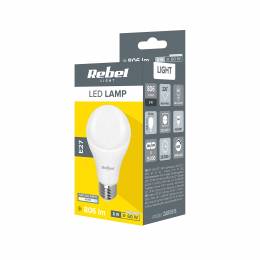 Λάμπα LED A60 E27 8W/230V 4000K Rebel