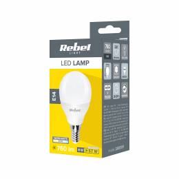 Λάμπα LED E14 G45 8W/230V 3000K Rebel