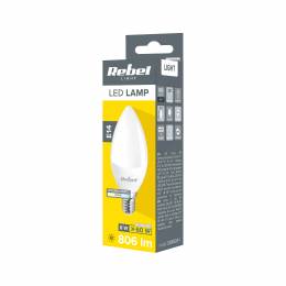 Λάμπα LED E14 8W/230V 4000K κερί Rebel