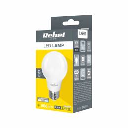 Λάμπα LED E27 A60 8.5W/230V 3000K Rebel