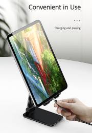 USAMS βάση smartphone & tablet US-ZJ059, ρυθμιζόμενη, μαύρη
