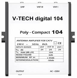 ΕΝΙΣΧΥΤΗΣ ΚΕΝΤΡΙΚΟΣ V-TECH DIGITAL 104