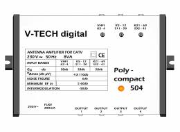 ΕΝΙΣΧΥΤΗΣ ΚΕΝΤΡΙΚΟΣ V-TECH DIGITAL PC504 ΡΥΘΜΙΖΟΜΕΝΟΣ