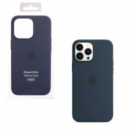 ΘΗΚΗ IPHONE 13 PRO SILICONE COVER BLUE