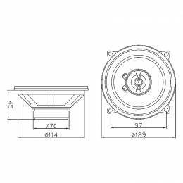 Ηχείο 2 Δρόμων 5.25"