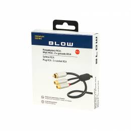Καλώδιο 1xRCA - 2xRCA M/F 15cm