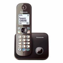 Ασύρματο Τηλέφωνο Panasonic KX-TG6811GRA Καφέ