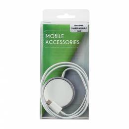 WIRELESS CHARGER APPLE MAGSAFE 15W FAST CHARGE +USB TYPE C CABLE WHITE