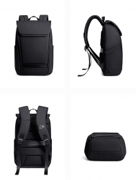 ARCTIC HUNTER Τσάντα Πλάτης με θήκη laptop 15.6", 21L, μαύρη