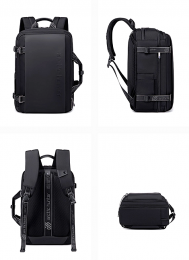 ARCTIC HUNTER Τσάντα Πλάτης με θήκη laptop 15.6", 18L, μαύρη