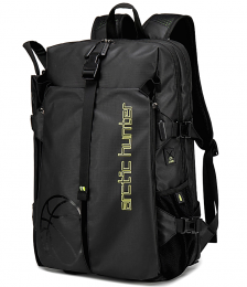 ARCTIC HUNTER τσάντα πλάτης με θήκη μπάλας & laptop, 26L, μαύρη