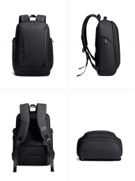 ARCTIC HUNTER τσάντα πλάτης με θήκη laptop 15.6", 20L, USB, μαύρη